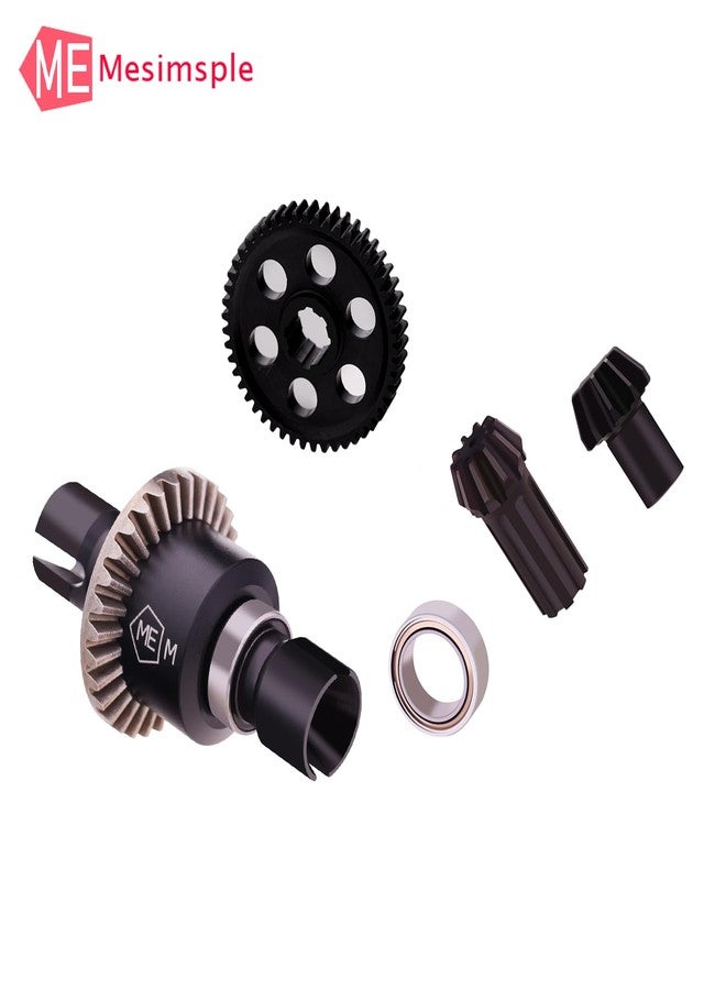 Mesimsple 45# Steel H16DR Gear Kit Differential Input Spur Gear for 1/16 H16BM H16PL H16DR 16208 H16207 16209 16210 1/14 14301 14302 RC Car Upgrades Part - Image 3